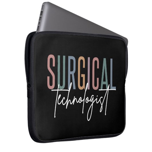 Technologierin Med Surg Tech Operation Tech Laptopschutzhülle (Vorne Rechts)