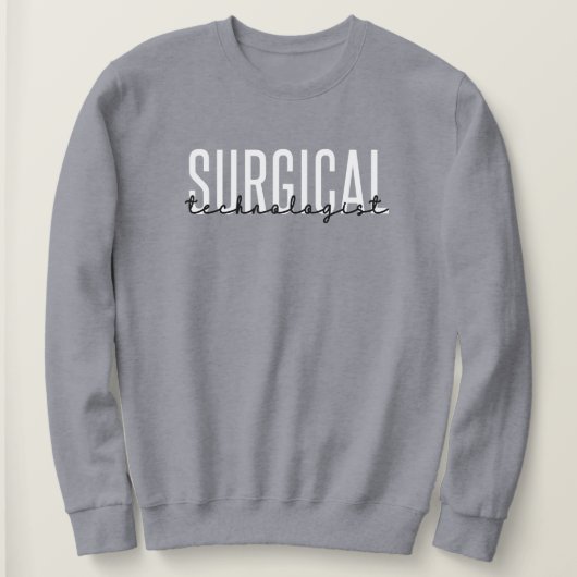 Technologierin Med Surg Tech Operation Tech Sweatshirt (Design vorne)