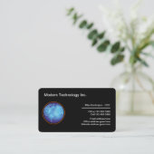Technologiethema Visitenkarten an abgerundeten Eck Visitenkarte (Stehend Vorderseite)