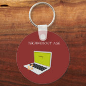 Technologiezeitalter Schlüsselanhänger (Vorderseite)