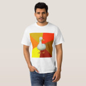 Technologisch gehindertes Enten-Ratetier Meme T-Shirt (Vorne ganz)