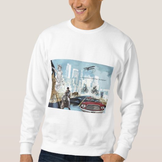 Technologische Entwicklung des Verkehrs Sweatshirt (Vorderseite)