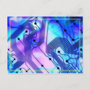 Technologischer Tempest Postkarte