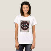 Technologisches Auge - futuristischer grafischer T T-Shirt (Vorne ganz)