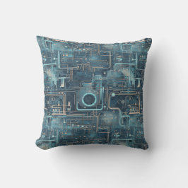 Technologisches Design Kissen