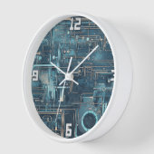 Technologisches Design Uhr (Winkel)