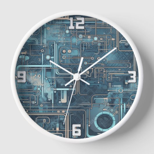 Technologisches Design Uhr (Vorderseite)