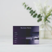 Technology Business Card Visitenkarte (Stehend Vorderseite)