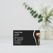 Technology Business Cards Visitenkarte (Stehend Vorderseite)