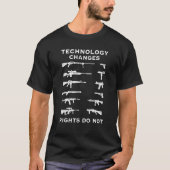 Technology Changes Rights Do Not Pro Guns Rights U T-Shirt (Vorderseite)