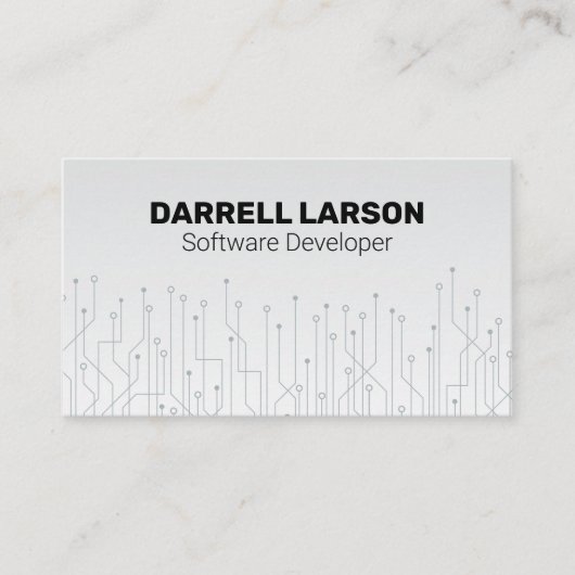 Technology Circuit Board Visitenkarte (Vorderseite)