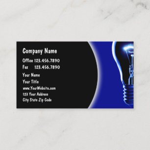 Technology Electrical Business Cards Moderne Visitenkarte