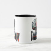 Technology Minded Skull-Logo, Tasse (Zentrum)