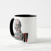 Technology Minded Skull-Logo, Tasse (Vorderseite Links)