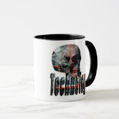 Technology Minded Skull-Logo, Tasse (VorderseiteRechts)