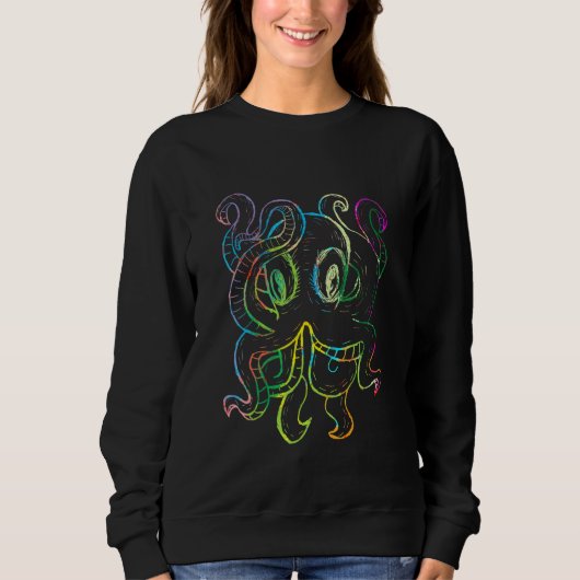 Technopagan Techno Kitten Adventure Umwelt Sweatshirt (Vorderseite)