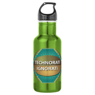 Technorati vs Ignorati Edelstahlflasche