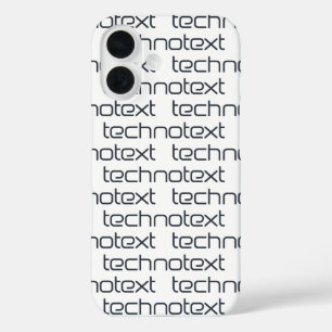 Technotext Techno Text Logo iPhone 16 Hülle