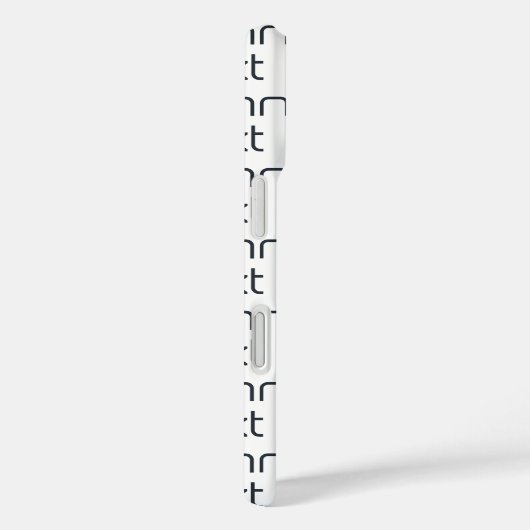 Technotext Techno Text Logo Case-Mate iPhone Hülle (Rückseite / Rechts)