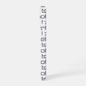 Technotext Techno Text Logo iPhone 16 Hülle (Linke Seite)