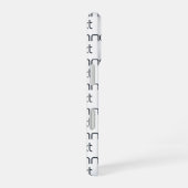 Technotext Techno Text Logo iPhone 16 Hülle (Rechte Seite)