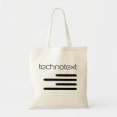 Technotext Tote Bag Tragetasche (Vorne)