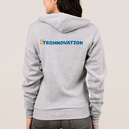 Technovation Logo Zip-Up Hoodie (Rückseite)