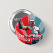 TechnoViking 2012 Button (Vorne & Hinten)
