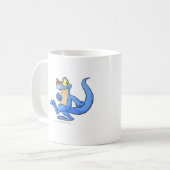 Techo Blau Kaffeetasse (Vorderseite Links)