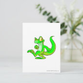 Techo Glühen Postkarte (Stehend Vorderseite)