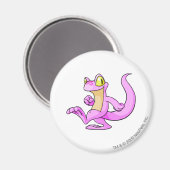 Techo Pink Magnet (Vorderseite/Rückseite)