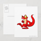 Techo Red Postkarte (Vorne/Hinten)