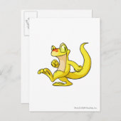 Techo Yellow Postkarte (Vorne/Hinten)