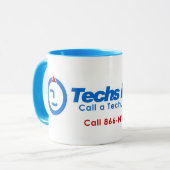 Techs in einer Tasse der sek-15oz (NYC Art) (Vorderseite Links)