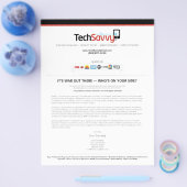 TechSavvy Ad Page Flyer (Einzeln)
