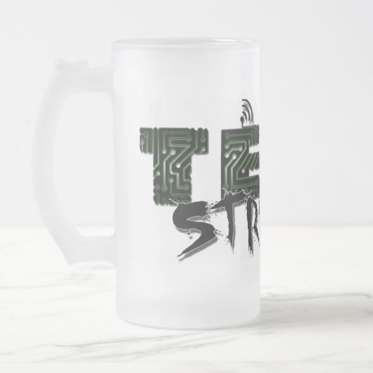 TechStremist mattierte Tasse (Links)