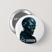 TECHVOLUTION - ZYBORGSKULL BUTTON (Vorne & Hinten)