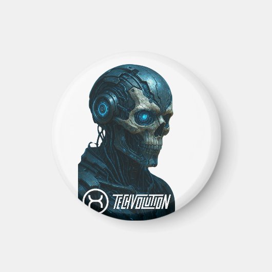 TECHVOLUTION - ZYBORGSKULL MAGNET (Vorne)