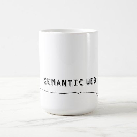 TechWords - semantische Netz-Tasse Kaffeetasse (Mittel)