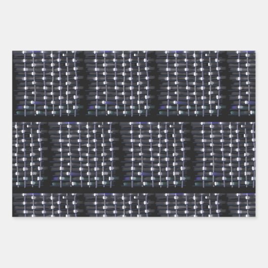 TECHY WOVENS Wrapping Paper Geschenkpapier Set (Vorderseite 3)