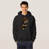 Teckel Dackel Motif Hoodie (Vorne ganz)
