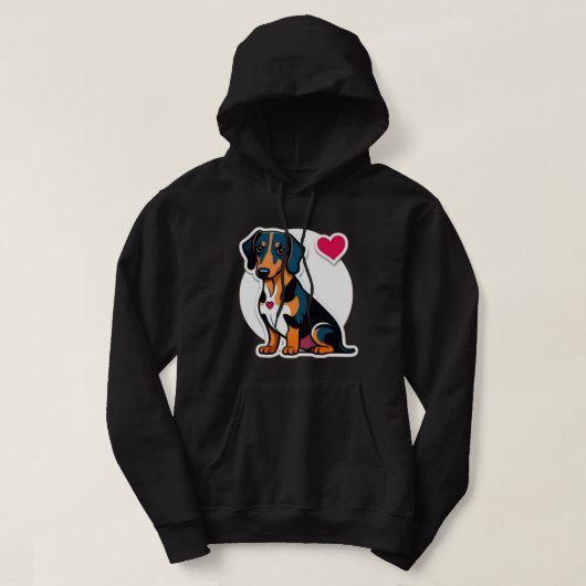 teckel hoodie (Design vorne)