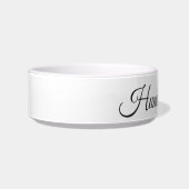 Teckel Minimalist Line Art personalized bowl Napf (Links)