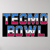 Tecmo Bowl-Logo Poster (Vorne)