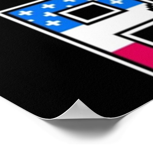 Tecmo Bowl-Logo Poster (Ecke)