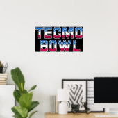 Tecmo Bowl-Logo Poster (Heimbüro)