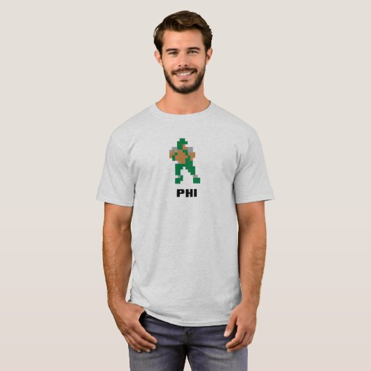 Tecmo Bowl QB - Philadelphia (Throwbacks) T-Shirt (Vorne ganz)