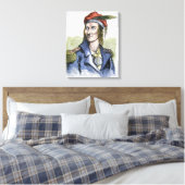 Tecumseh (1768-1813) (farbige Gravur) Leinwanddruck (Insitu (Schlafzimmer))