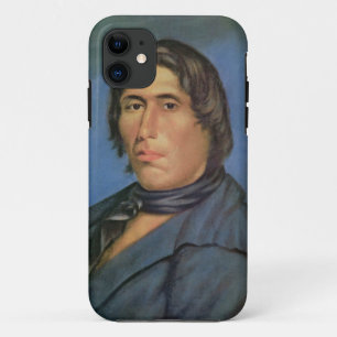 Tecumseh (1768-1813) (Öl auf Leinwand) iPhone 11 Hülle