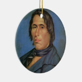 Tecumseh (1768-1813) (Öl auf Leinwand) Keramik Ornament (Rechts)